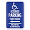Signmission Modern Isa Symbol Connecticut Reserved Heavy-Gauge Aluminum Sign, 12" x 18", A-1218-23873 A-1218-23873 - alternate 1